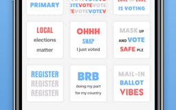 Election 2020 Stickers for iMessage media 3
