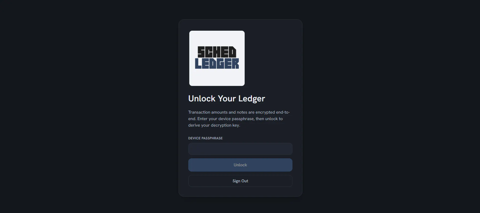 Sched Ledger gallery image