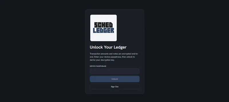 Sched Ledger screenshot 1