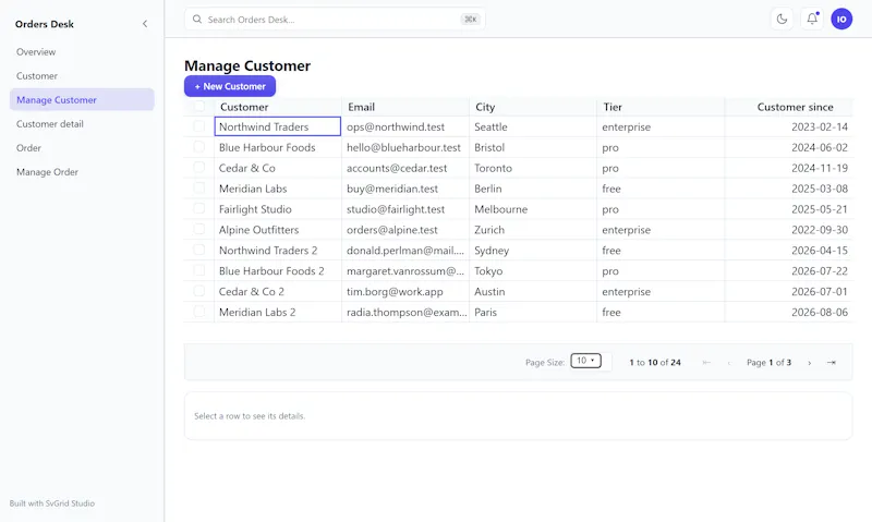 SvGrid screenshot 9
