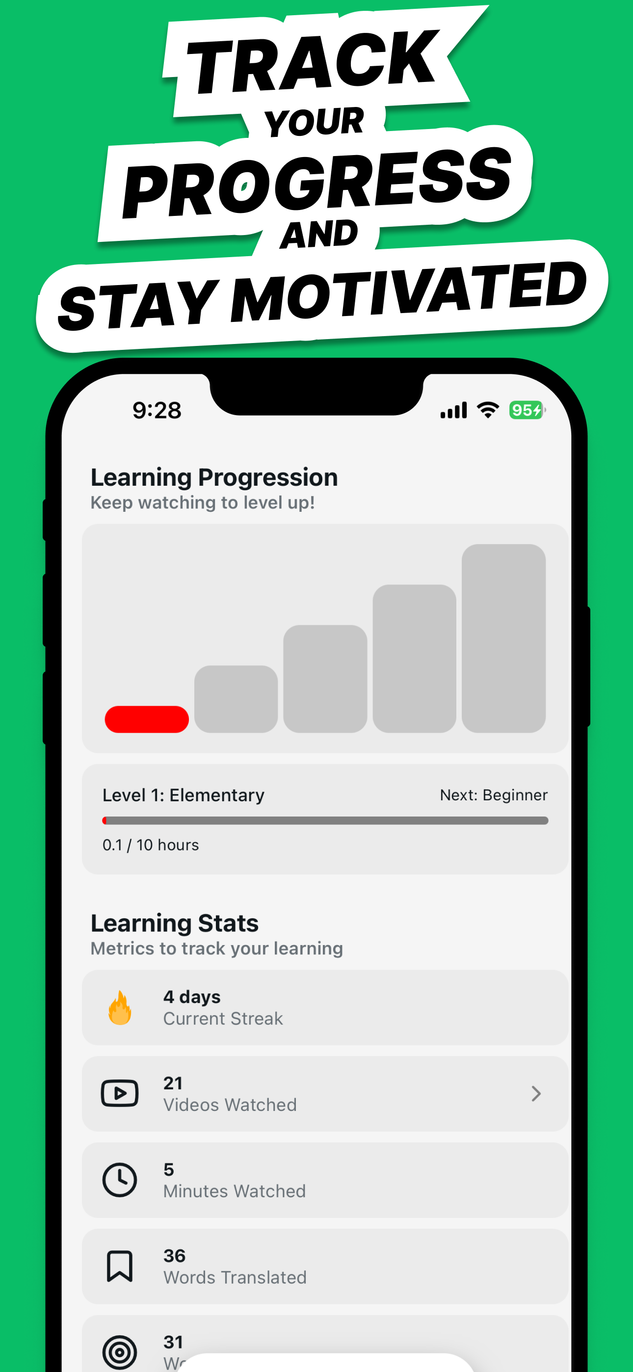 Bilingual - Learn a language with YouTube media 4