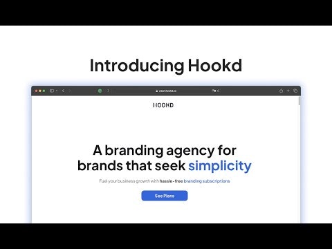 startuptile Hookd-Design and branding as a subscription