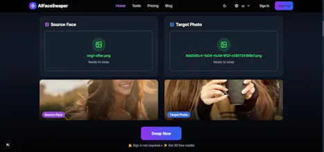 AIFaceSwaper.io - Free AI Face Swaper gallery image