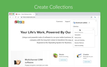 Zoho Mail Bookmarks gallery image