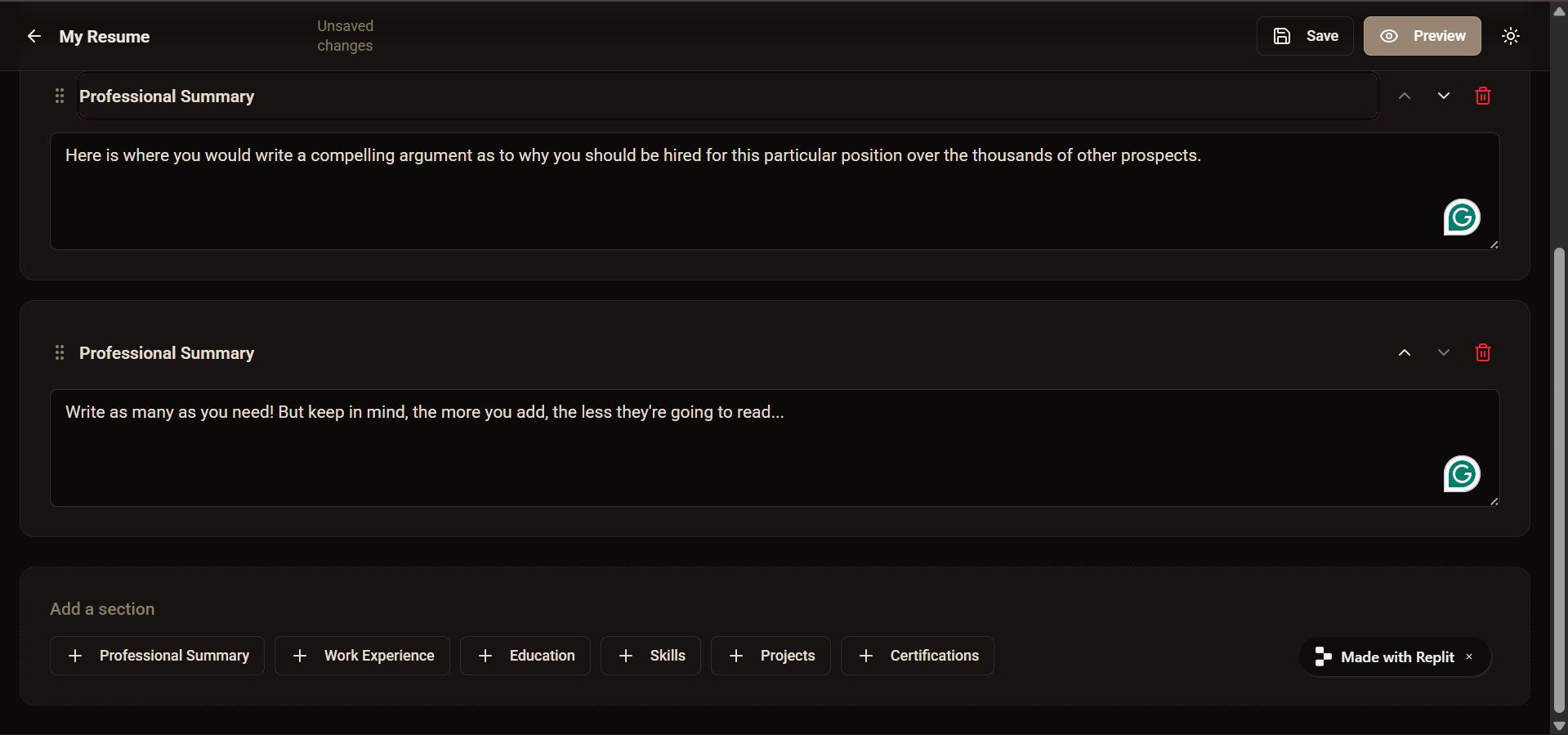 RobotResume FREE AI Resume Builder gallery image