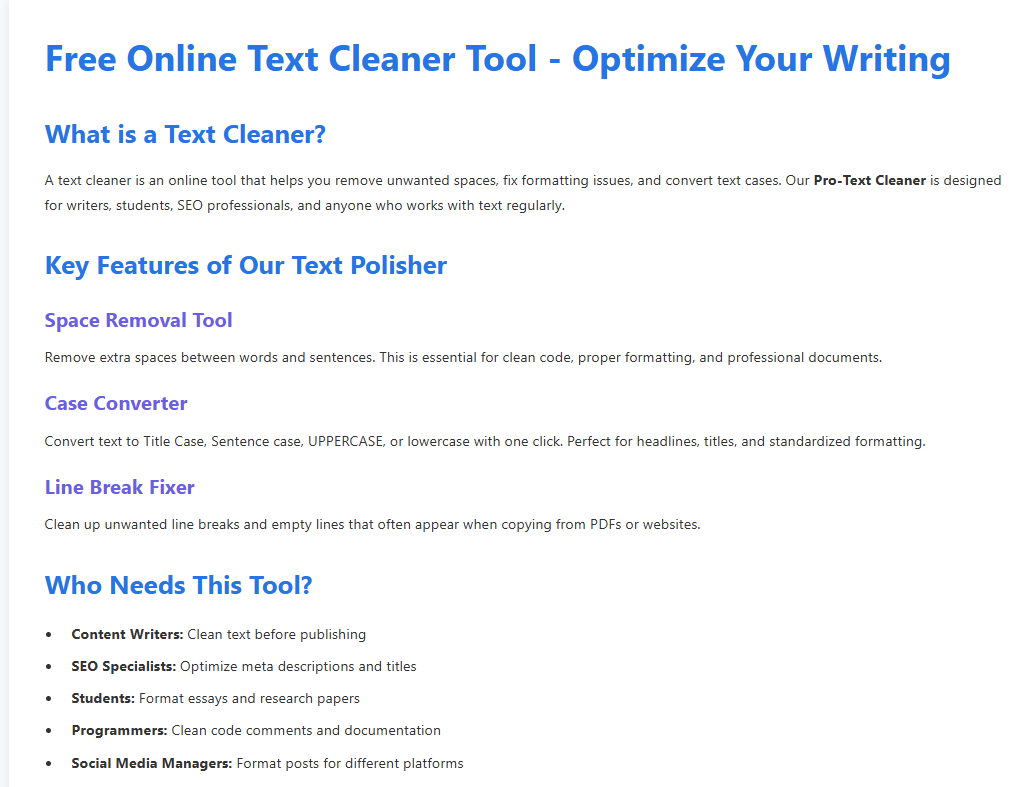 Text Polisher - Screenshot 3 showing product features and functionality