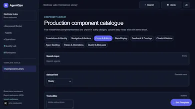 AgentOps Web Template gallery image