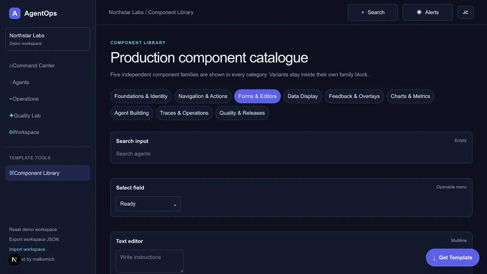 AgentOps Web Template screenshot 3