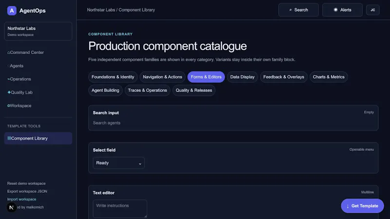 AgentOps Web Template screenshot 3