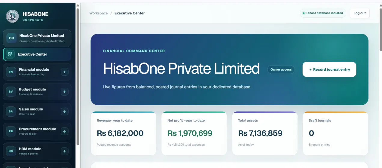 HisabOne Corporate gallery image