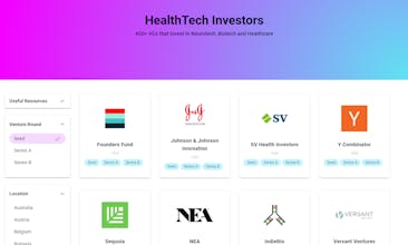HealthTech Investors List gallery image
