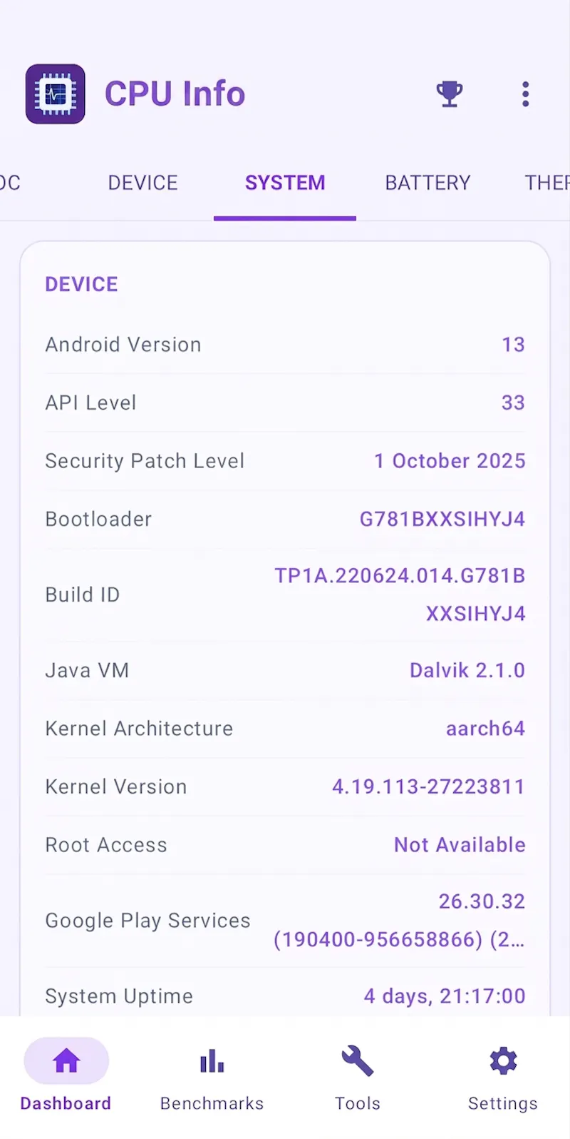 CPU Info: System & Hardware screenshot 8