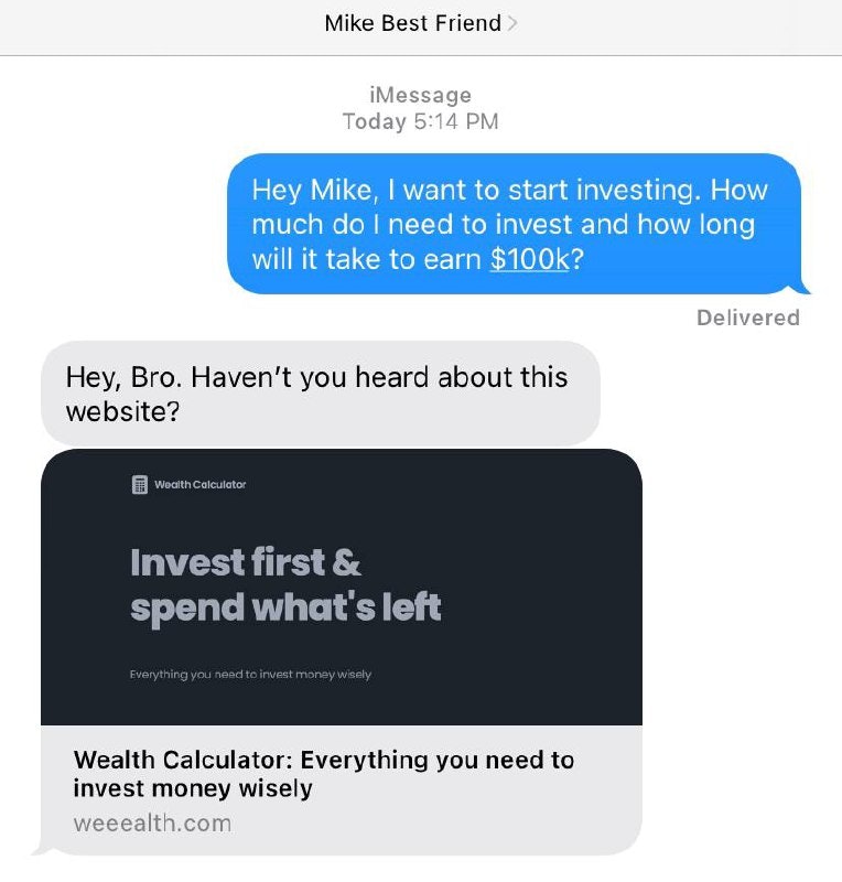 Wealth Calculator - Invest first & spend what's left media 3