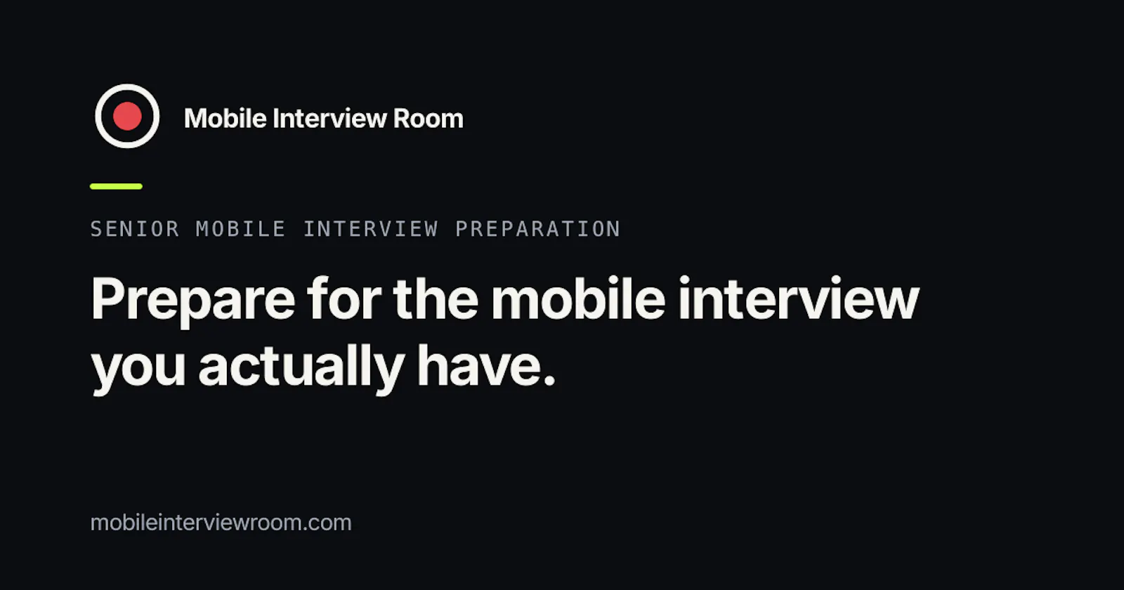 Mobile Interview Room screenshot 1