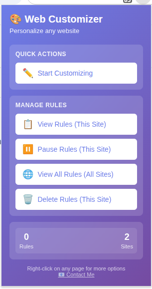 Web Customizer gallery image