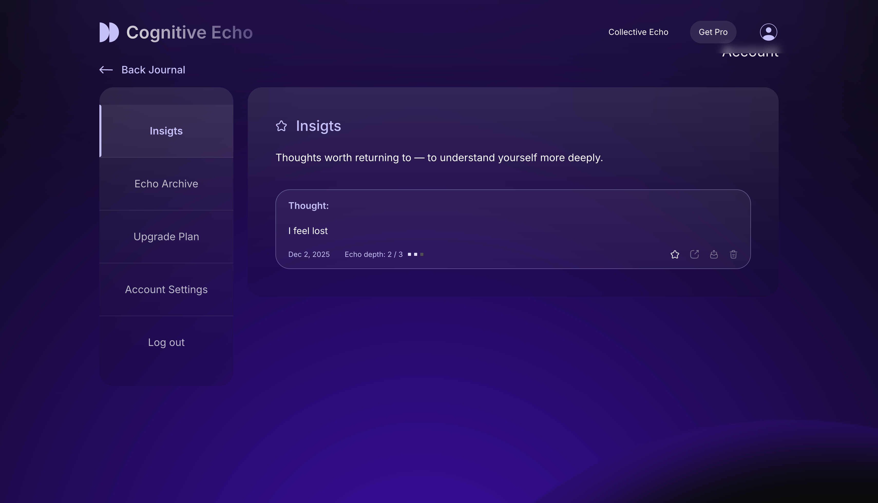 AI that reflects your thoughts back gallery image