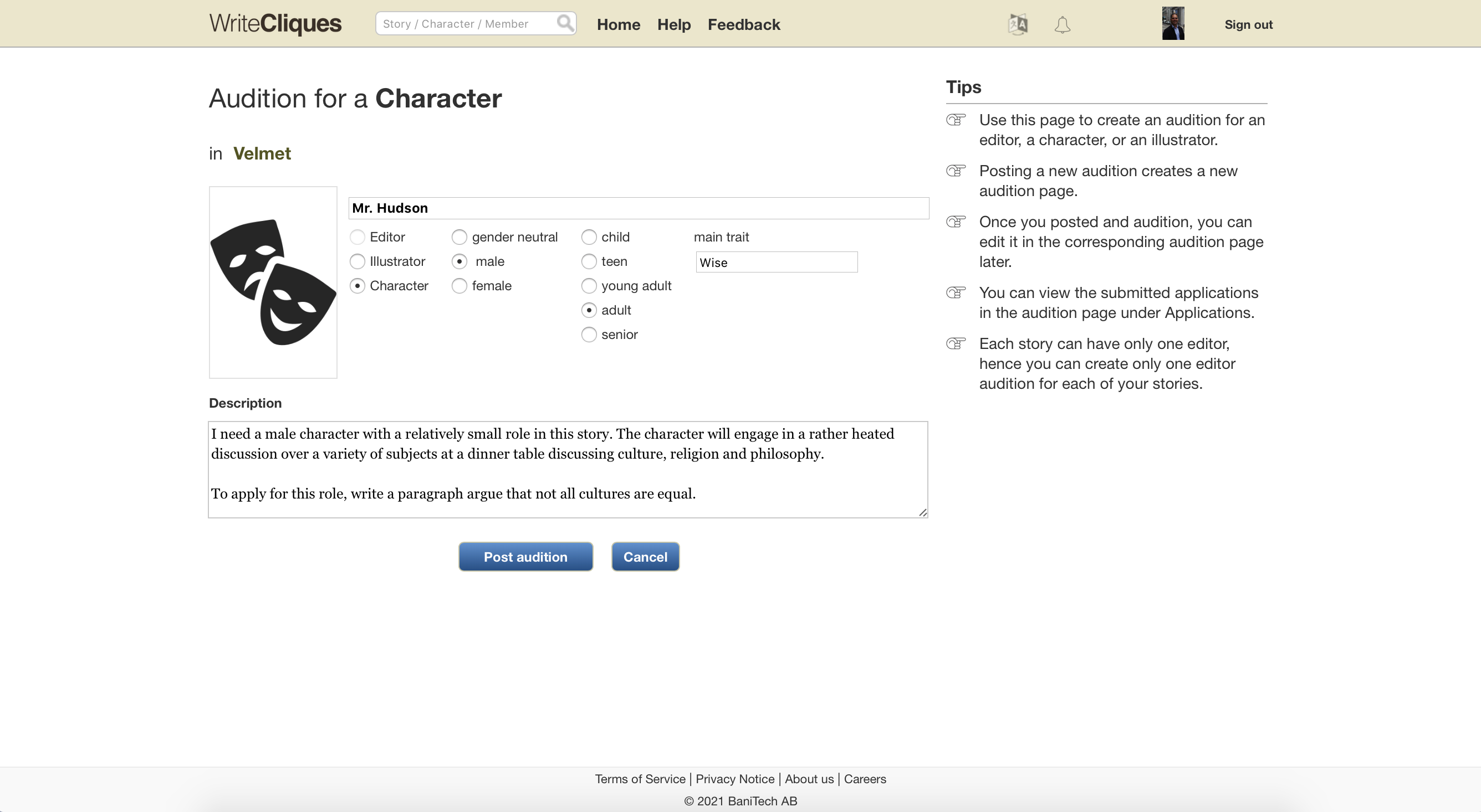 WriteCliques gallery image