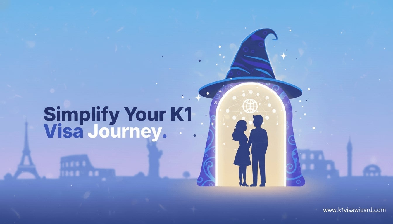 K1 Visa Wizard - Main screenshot showing features and interface