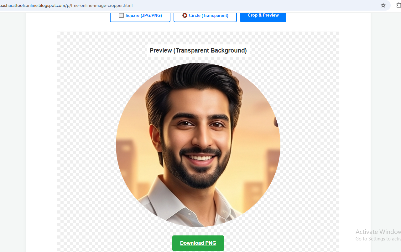 Online Circular Image Cropper gallery image