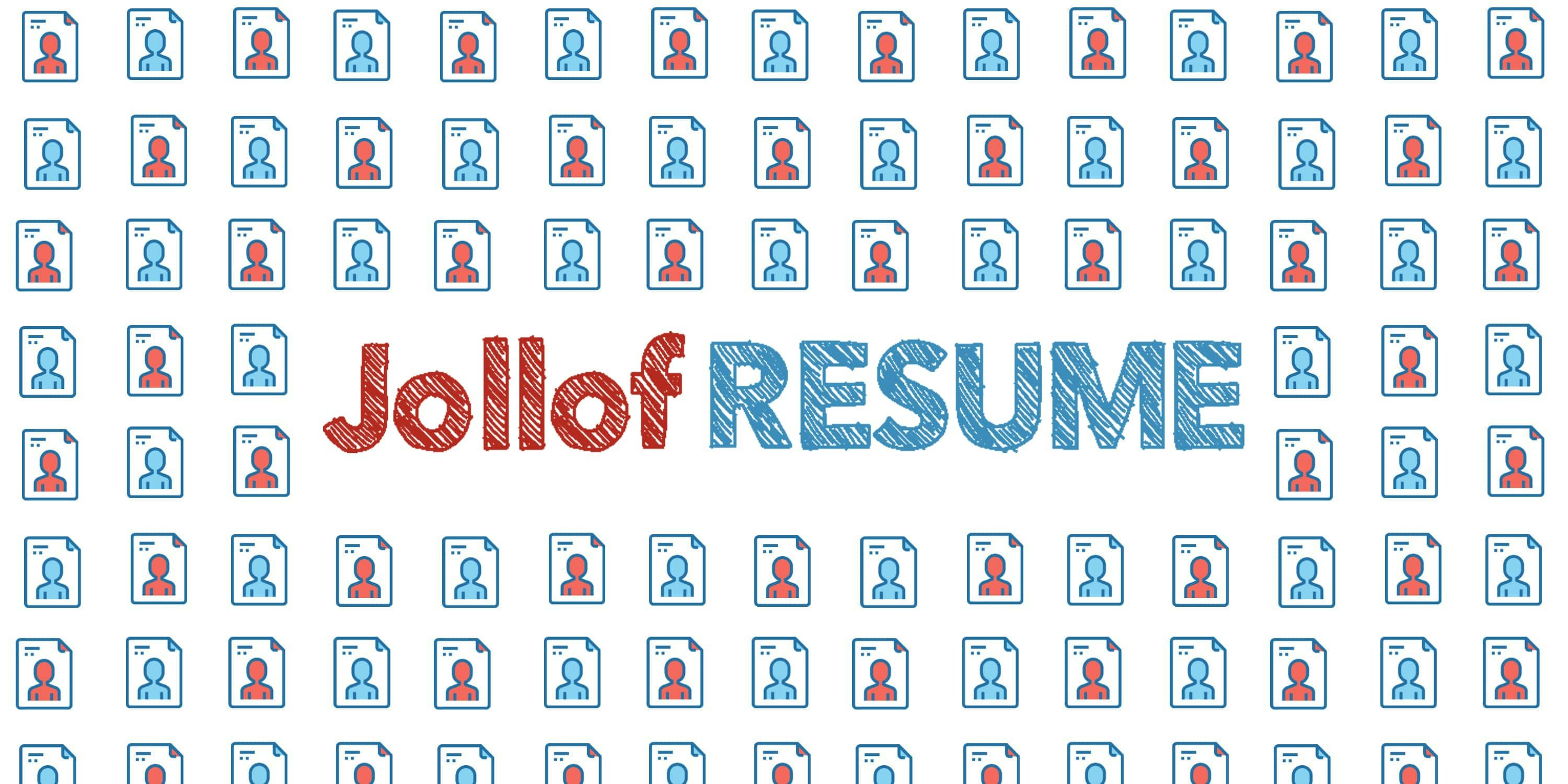 Jollof Resume gallery image