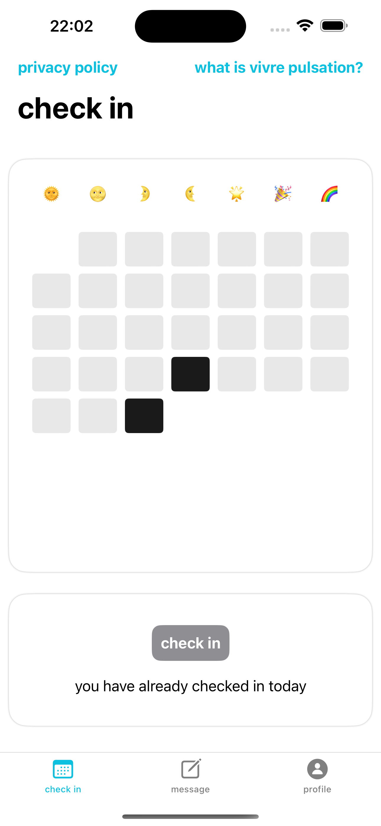 Pulsação viva media 1