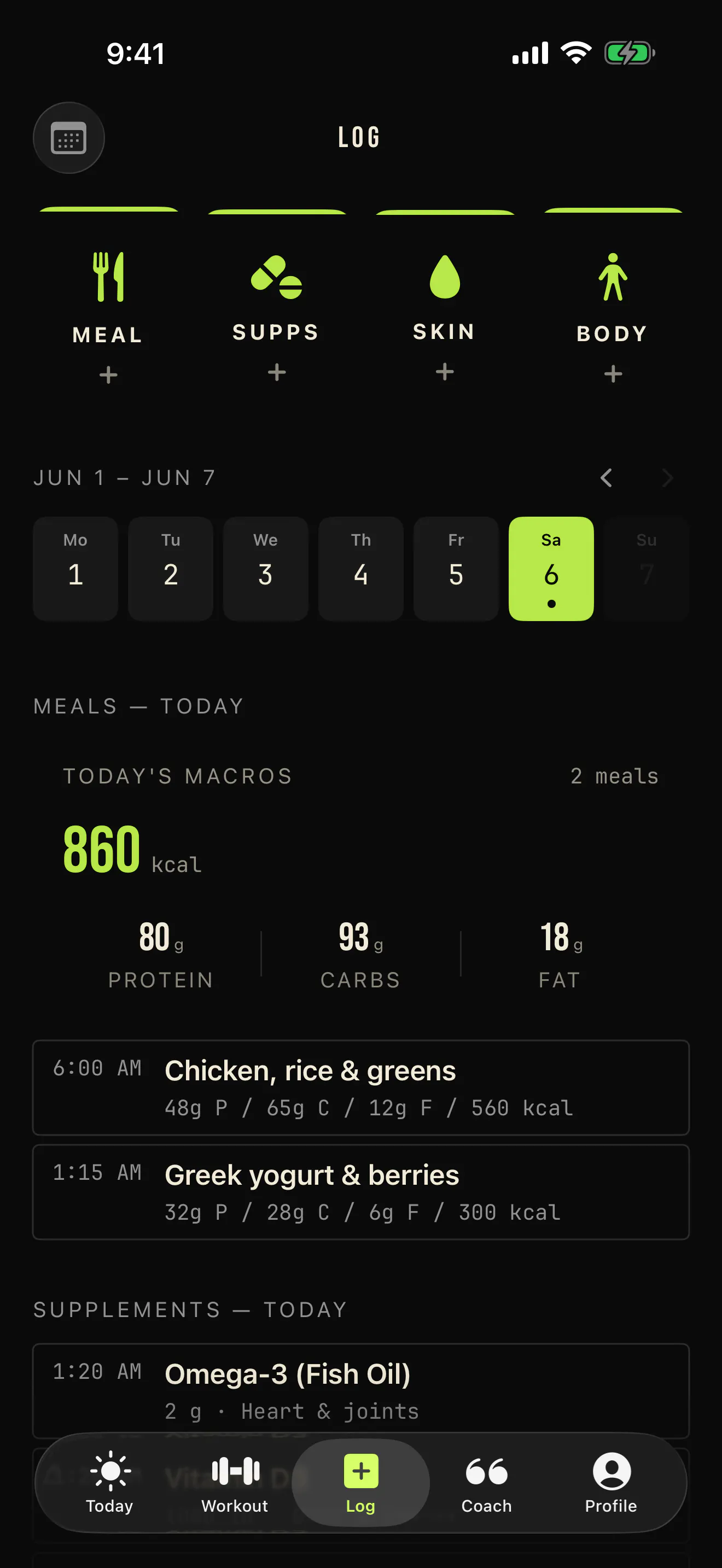 LogBone — AI Fitness Coach & PR Tracker gallery image