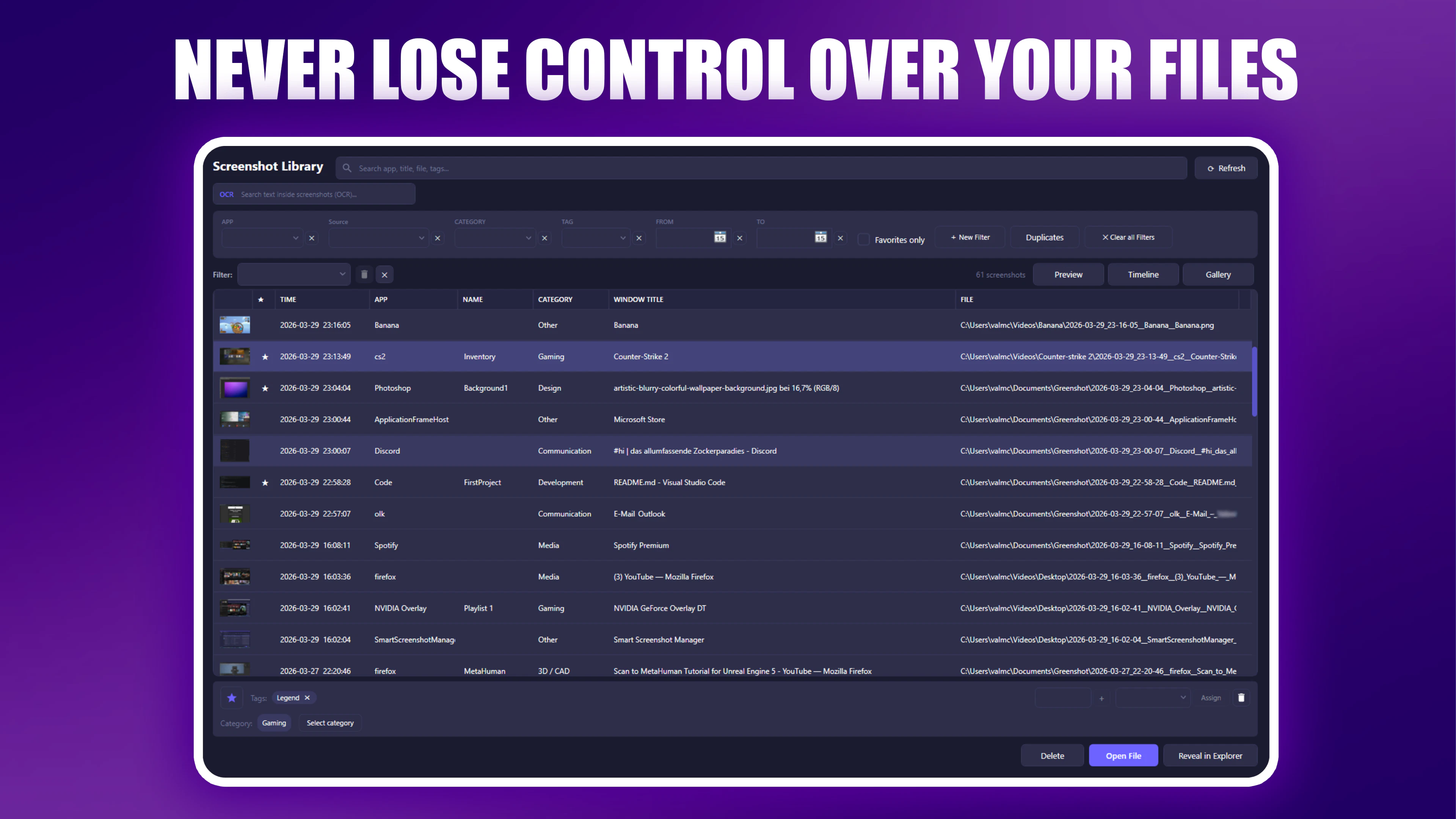Smart Screenshot Manager screenshot 2