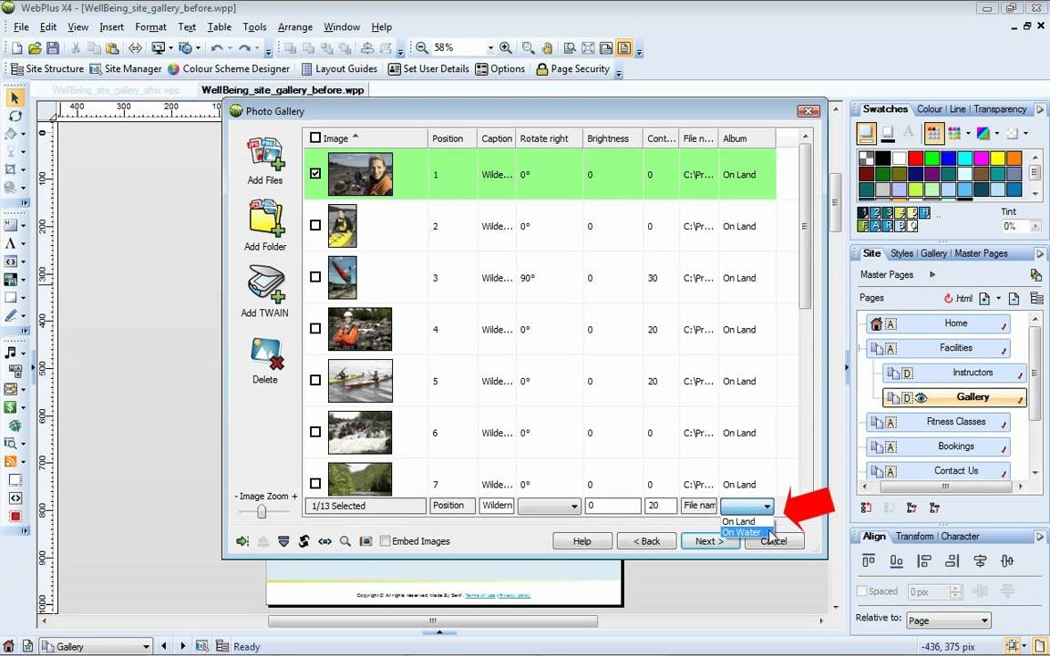 Serif WebPlus X4 gallery image