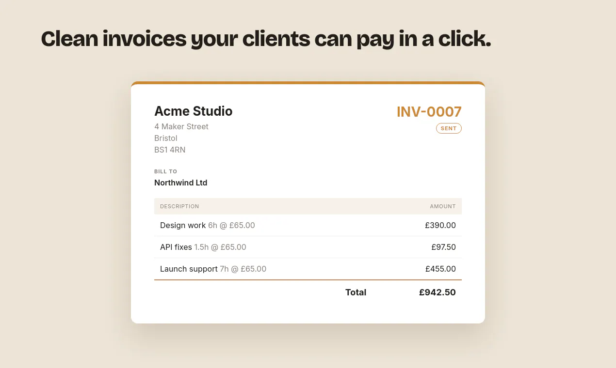 Invoice Badger gallery image