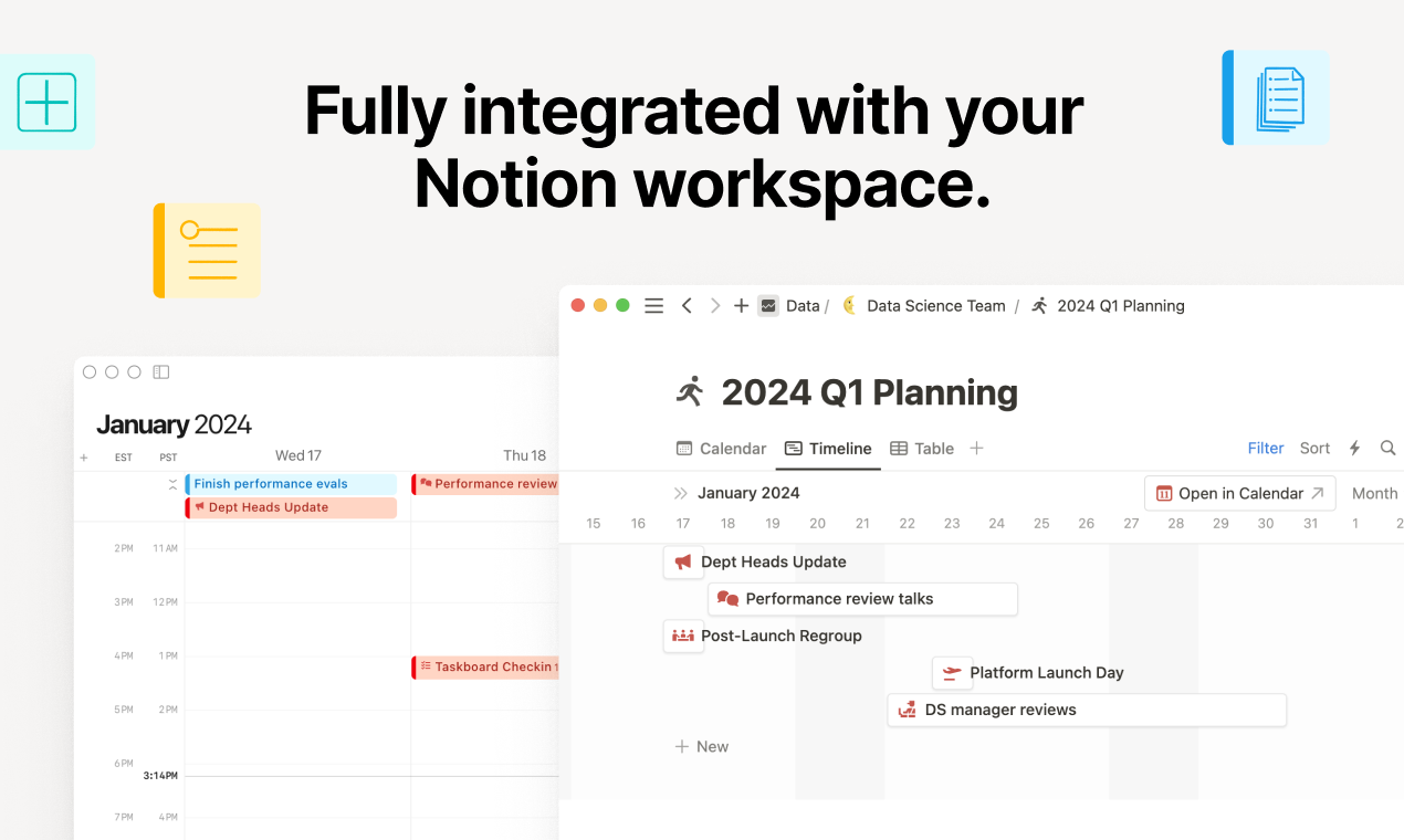 Média Calendrier de notion - Magnifiquement conçu pour votre travail et votre vie 3