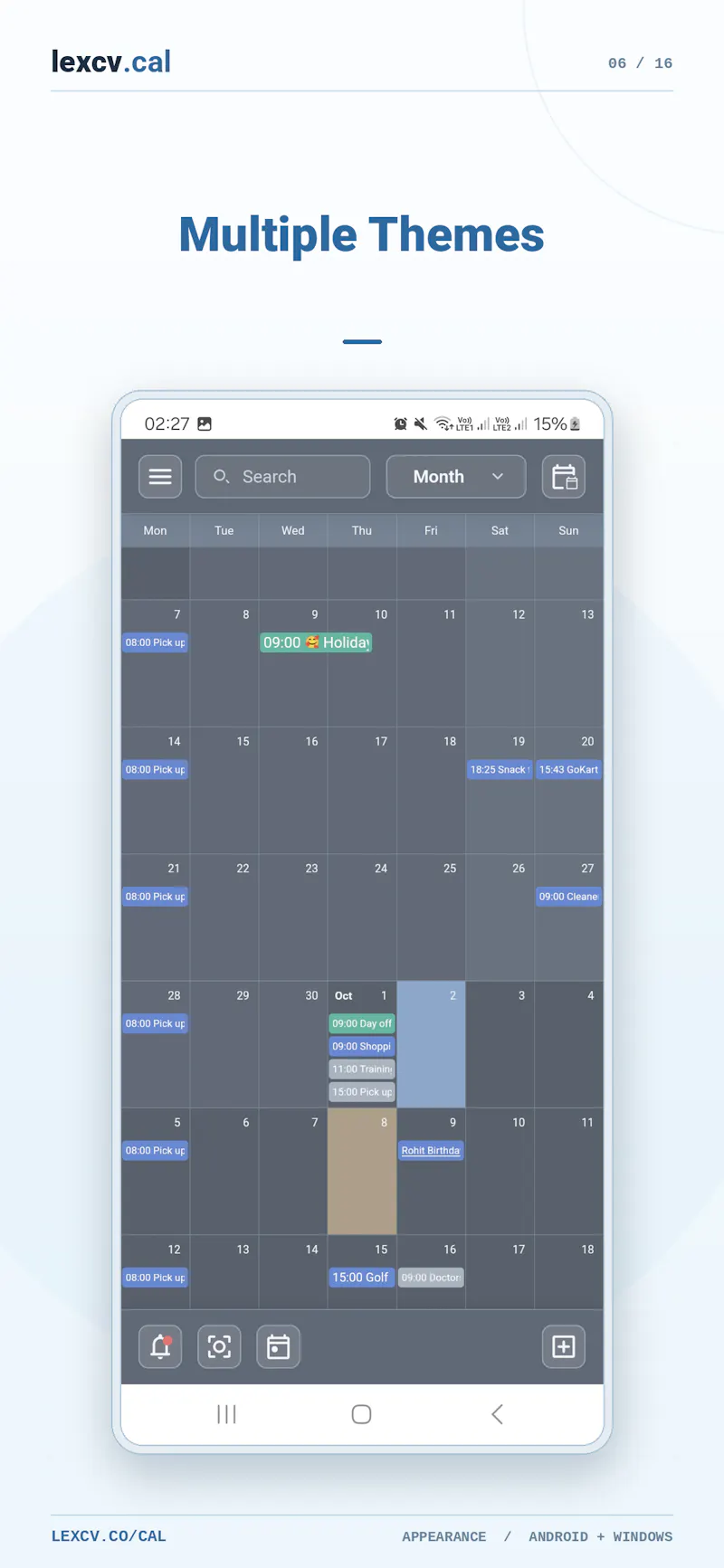 lexcv.cal screenshot 3