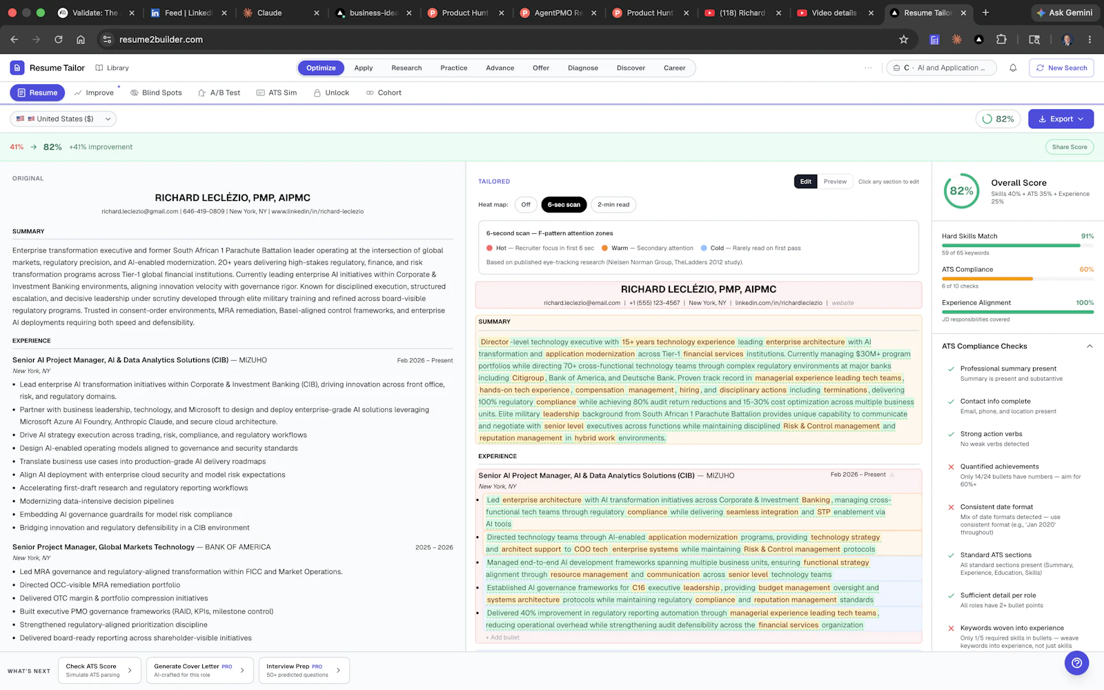Resume Tailor screenshot 8