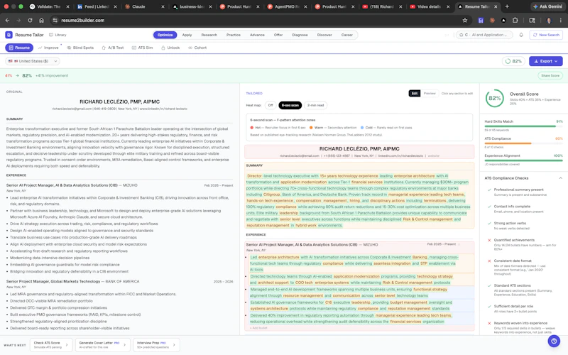 Resume Tailor screenshot 8
