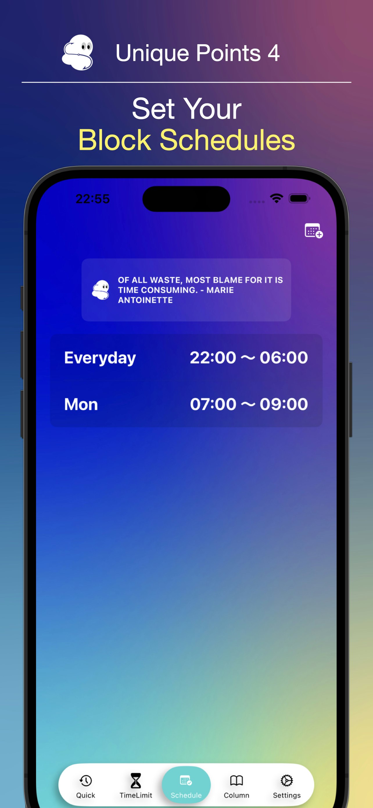 وسائط Time Rich (تطبيق Digital Detox IOS) - كن ثريًا - استعد وقتك من هاتفك. 10