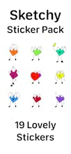 Sketchy - Sticker Pack gallery image