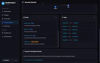 WordNet Explorer: NLP Toolkit gallery image