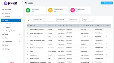 Pace CRM gallery image