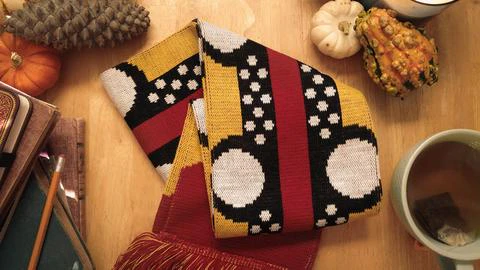 WiggleWarmers - Scarves Designed by Nature (all scarf patterns are based on real caterpillars)