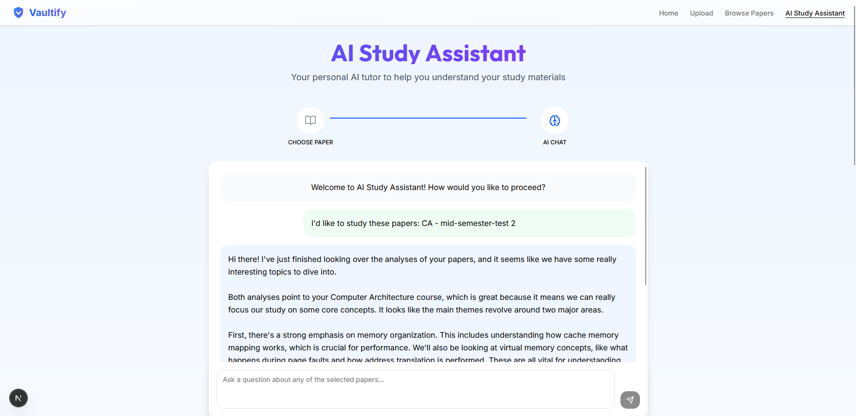 Vaultify - AI -Studienassistent und Smart Paper Management Medien 6