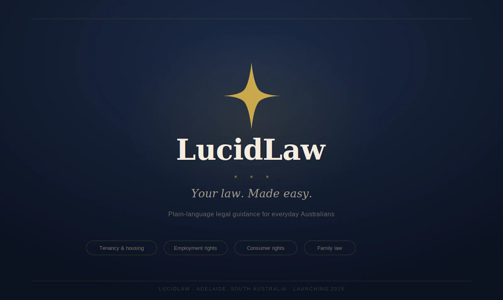 LucidLaw — Your law. Made easy. screenshot 1