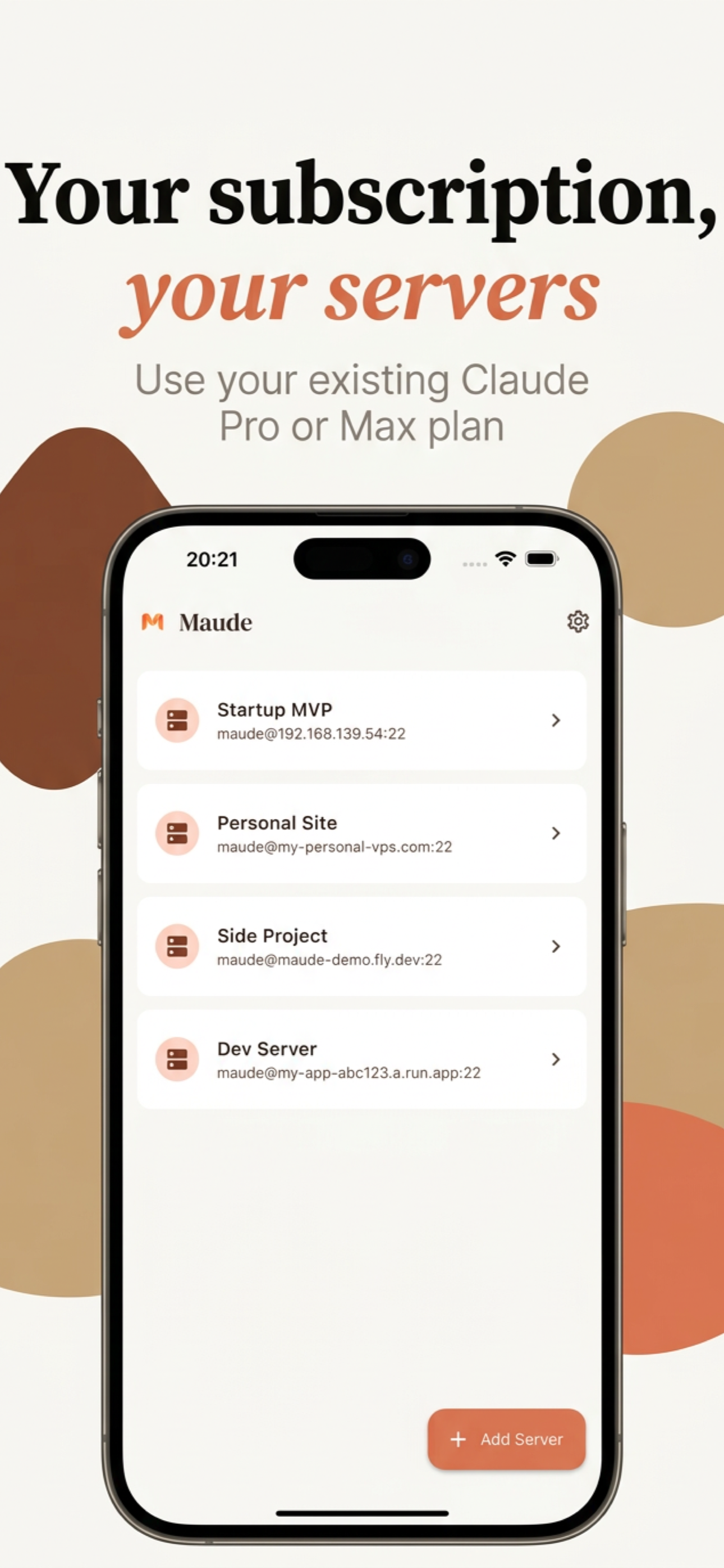 Maude — Claude Code from your phone gallery image