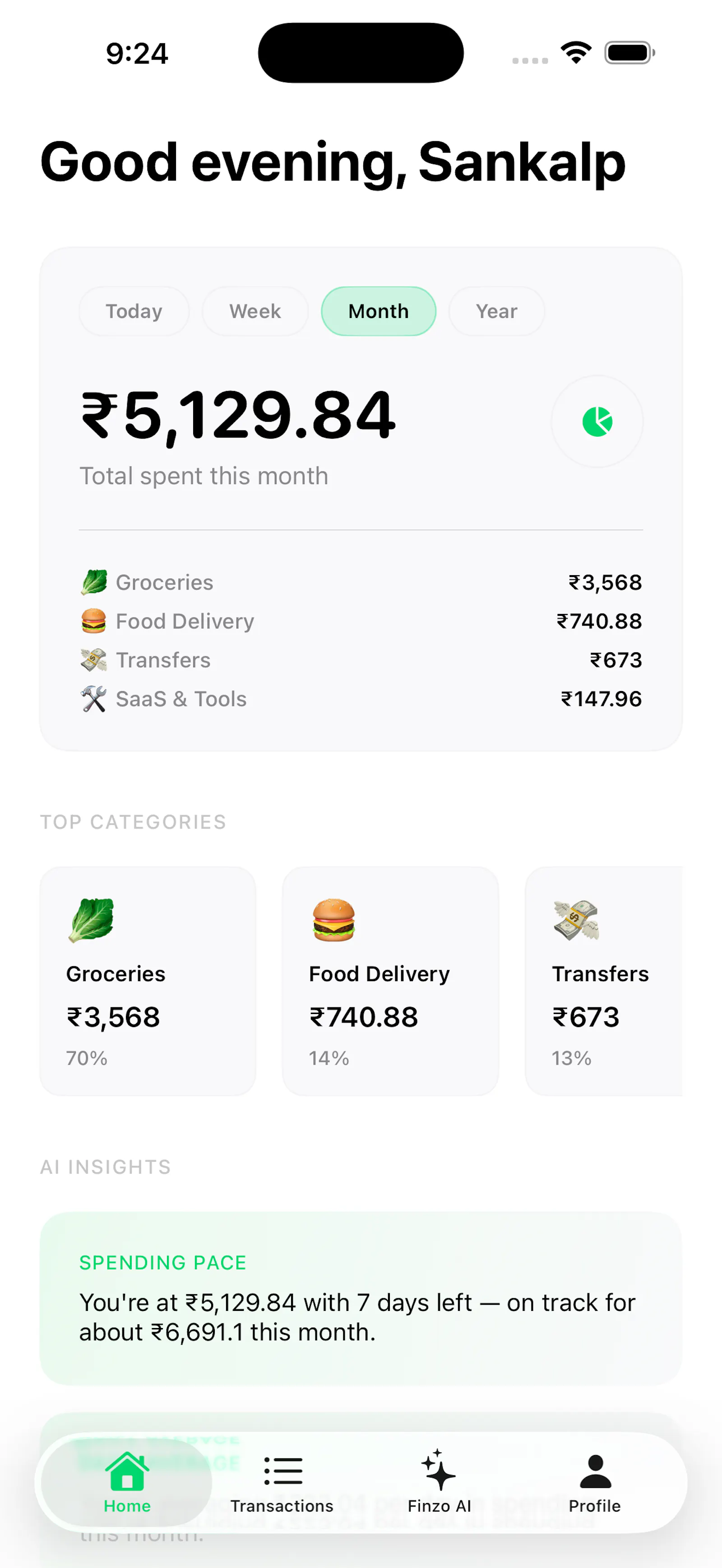 Finzo Money screenshot 1