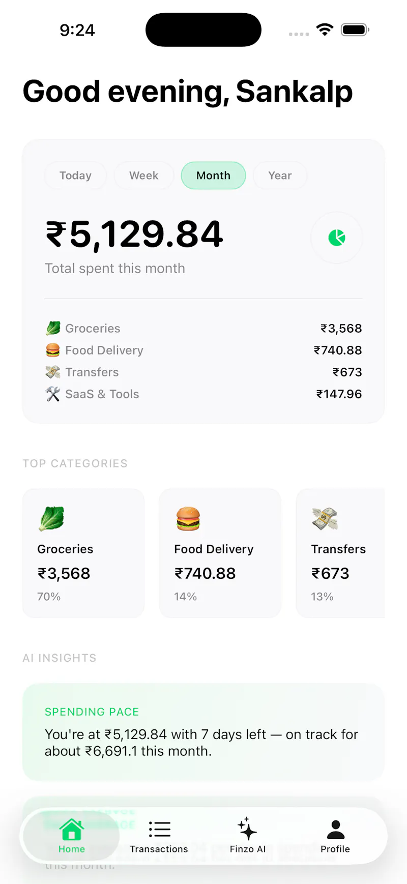 Finzo Money screenshot 1