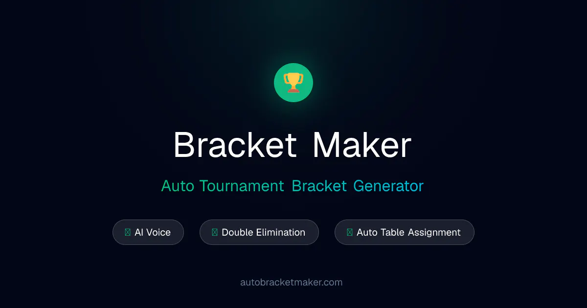AutoBracketMaker gallery image