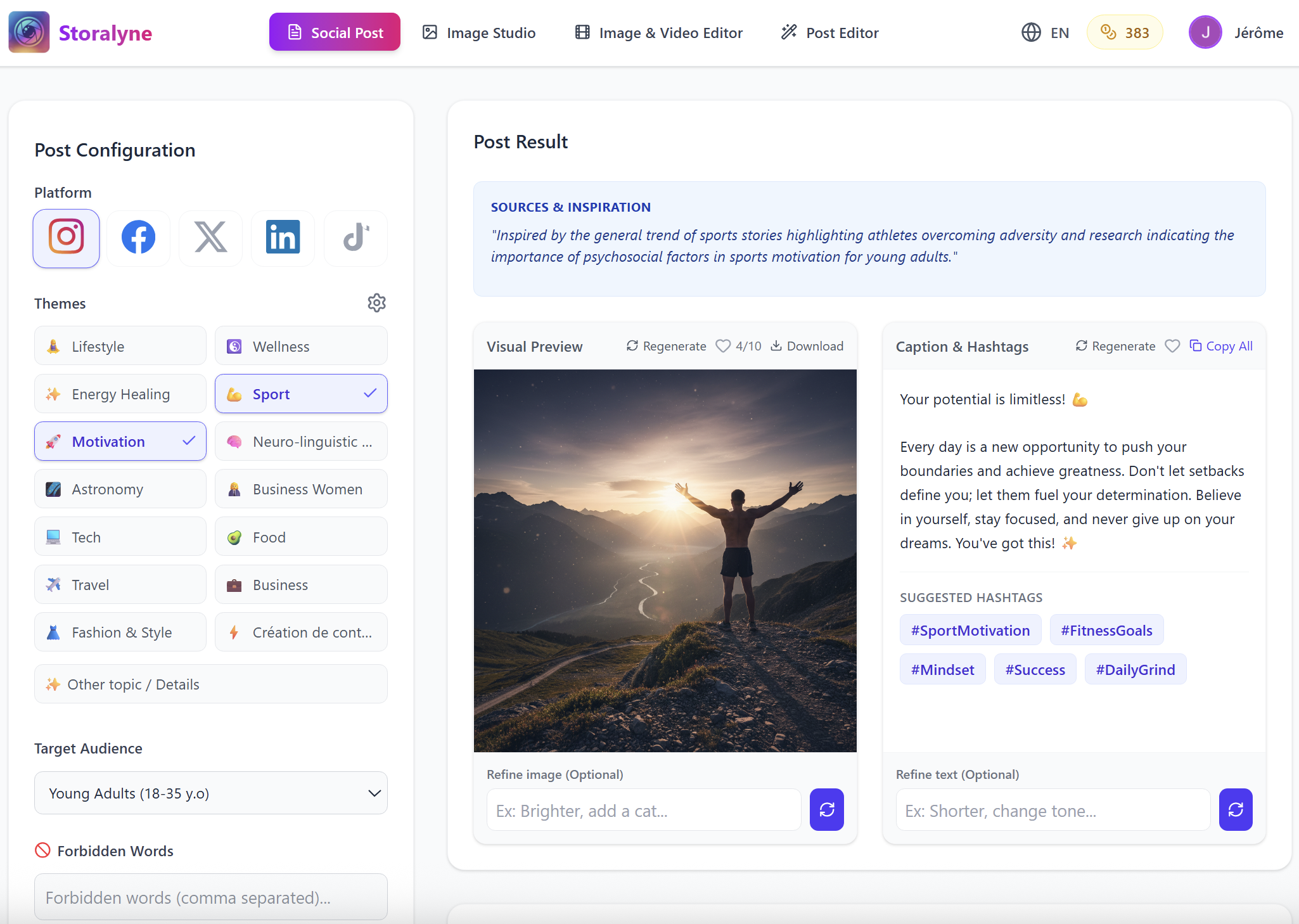 Storalyne - Main product screenshot demonstrating key features and user interface