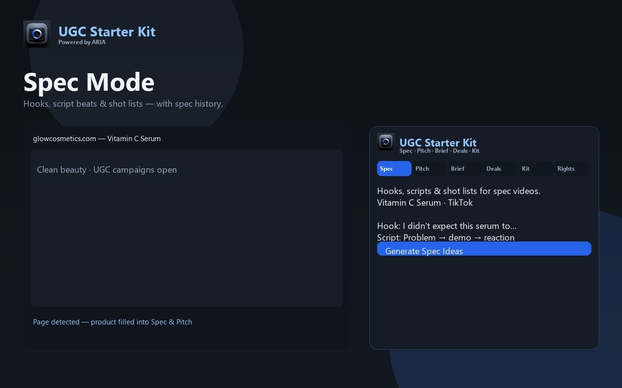 CreatorSense UGC Starter Kit gallery image