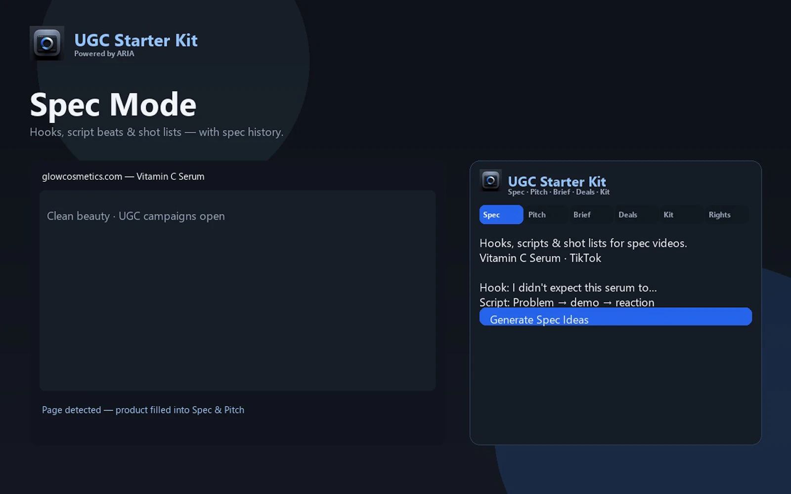 CreatorSense UGC Starter Kit screenshot 6