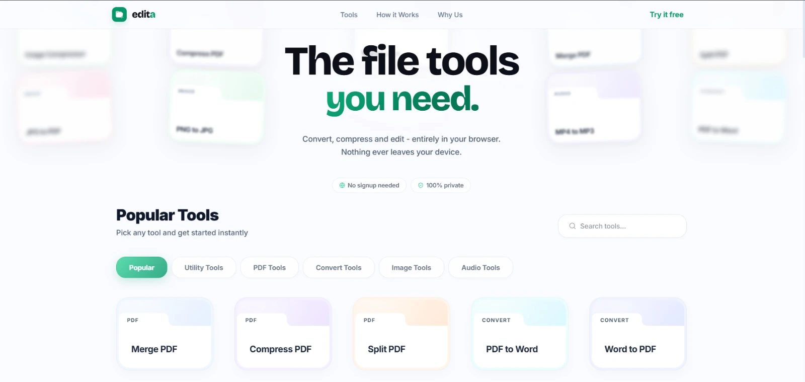 Edita.tools screenshot 1