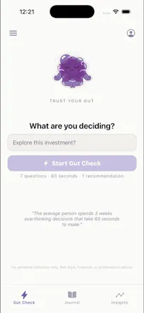 GutCheck Decision App gallery image