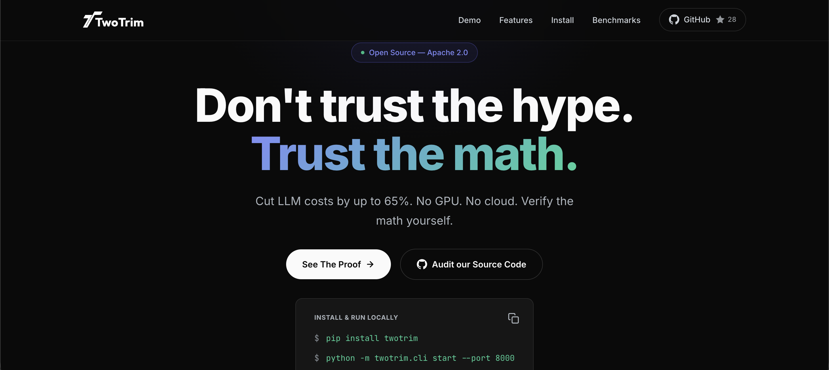 TwoTrim AI gallery image